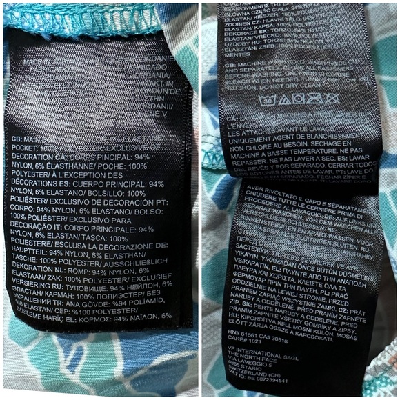 The North Face Men's Printed Class V Belted Shorts [T26] - Picture 11 of 12